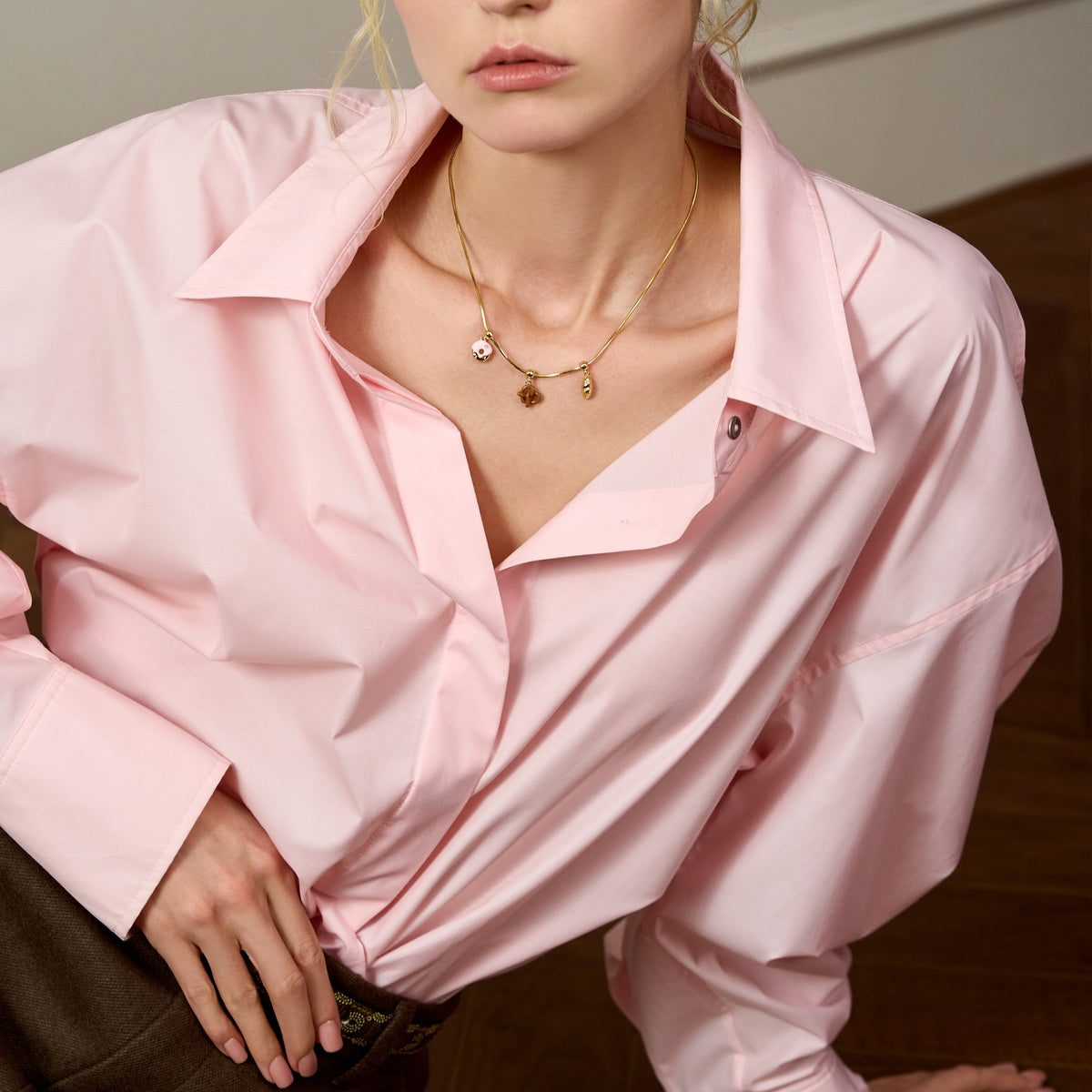 Caramel Pudding Charm — product and styling view 5