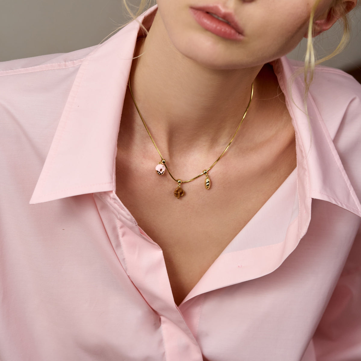 Caramel Pudding Charm — product and styling view 10