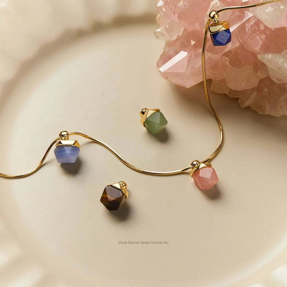 Tiger's Eye Charm — product and styling view 4