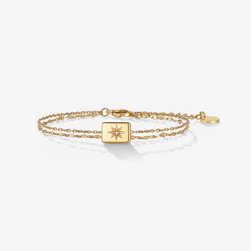 Celestial Layered Bracelet — product and styling view 1