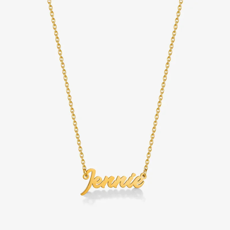 Personalized Name Necklace — product and styling view 1