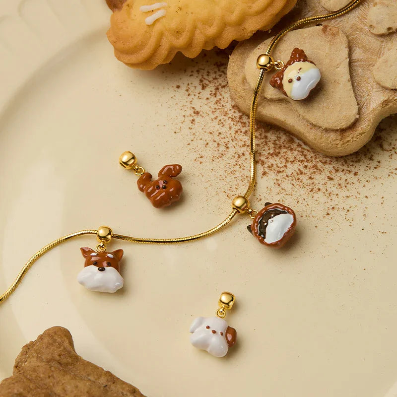 Caramel Cockapoo Charm — product and styling view 6