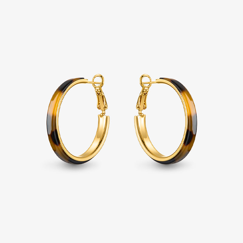 Luxe Vintage Hoops — product and styling view 1