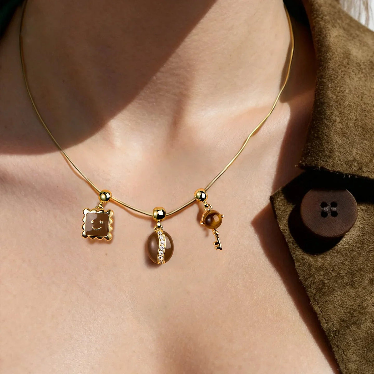 Cookie Smile Charm — product and styling view 3
