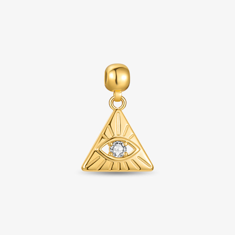 Mystic Pyramid Eye Charm — product and styling view 1