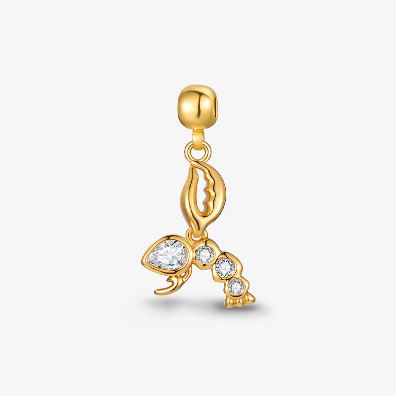 Sparkling Lobster Charm — product and styling view 1
