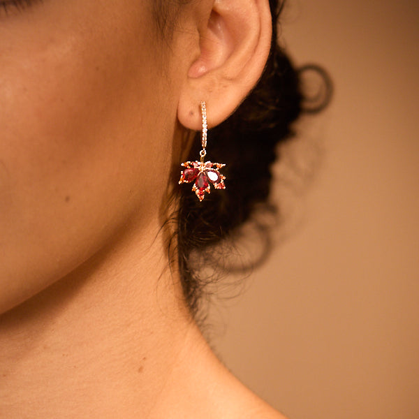 Crimson Maple Clips — product and styling view 4