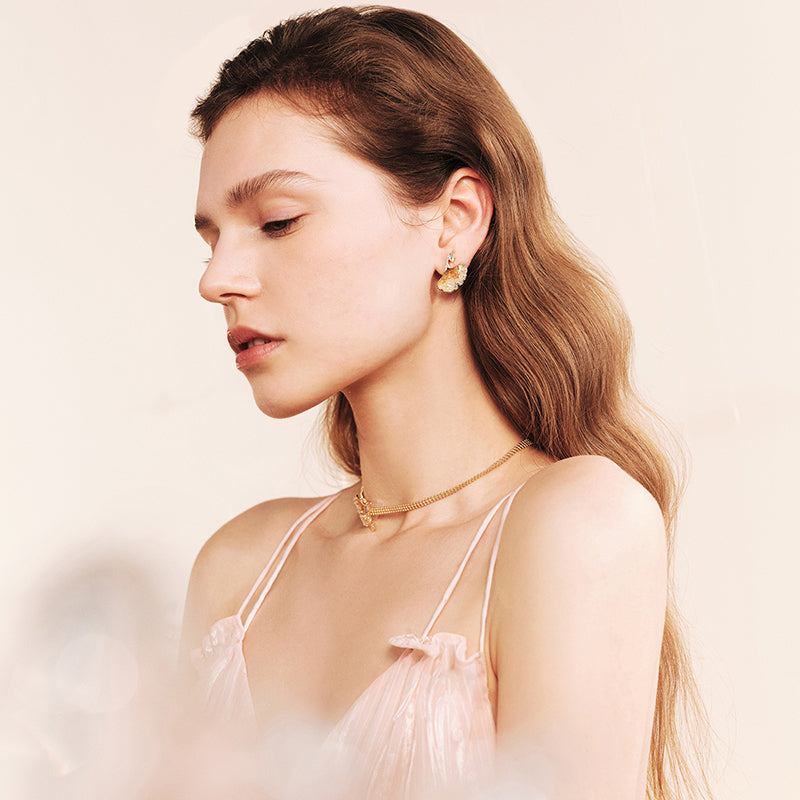 Orange Blossom Earrings — product and styling view 5