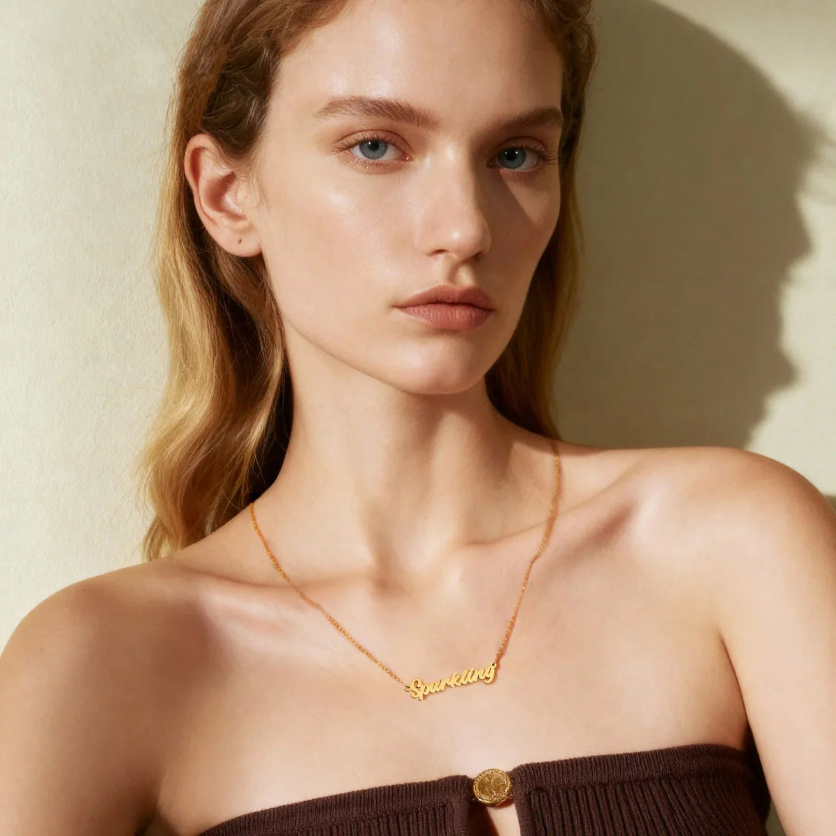 Personalized Name Necklace — product and styling view 10