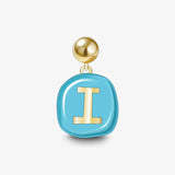 Sculpted Letter Charm — product and styling view 12