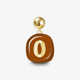 Sculpted Letter Charm — product and styling view 18