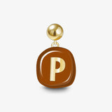 Sculpted Letter Charm — product and styling view 19