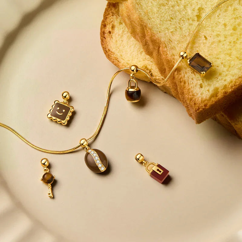 Smoky Quartz Charm — product and styling view 5