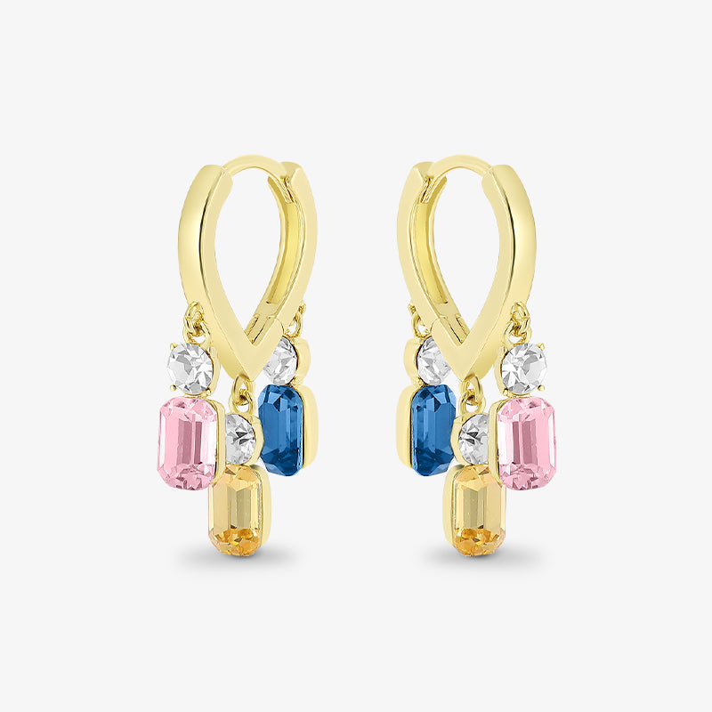 Prism Teardrop Earrings — product and styling view 1