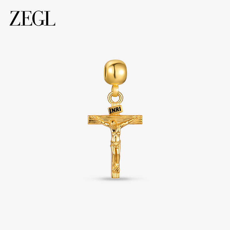 Virgin Mary Jesus Cross & Cathedral DIY Charms — product and styling view 5