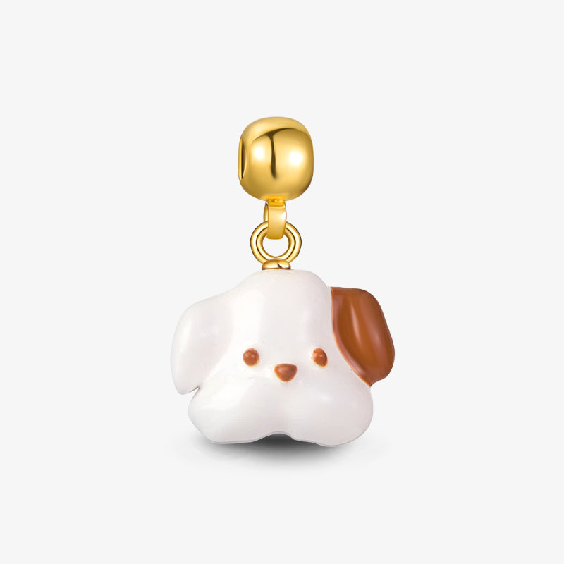 Caramel Cockapoo Charm — product and styling view 1