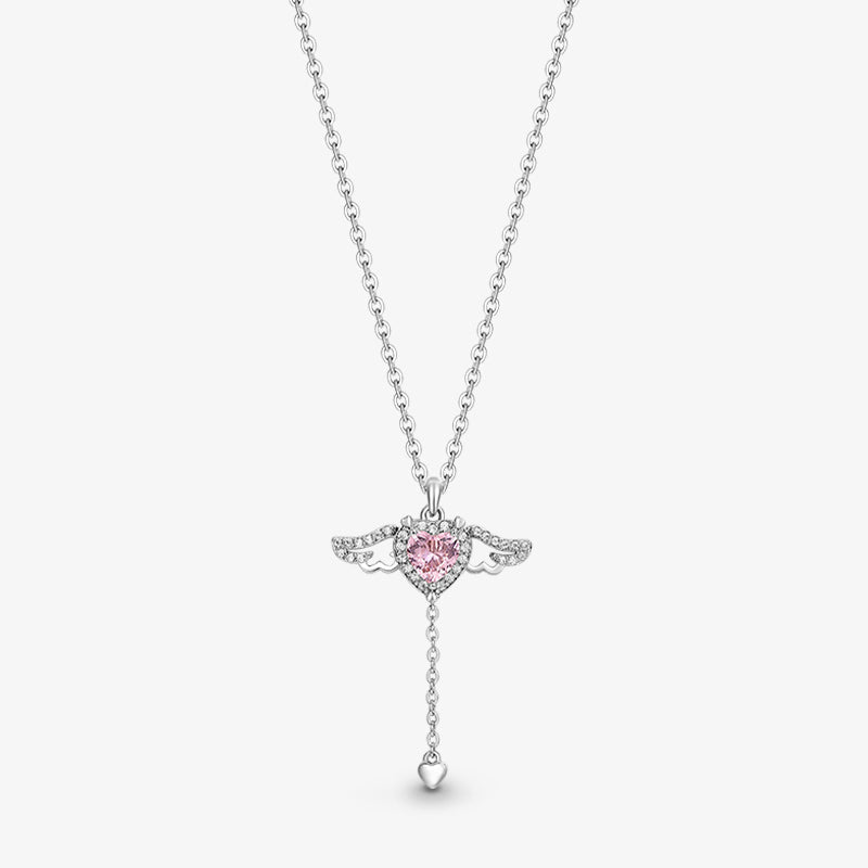 Flutter Heart Necklace — product and styling view 1