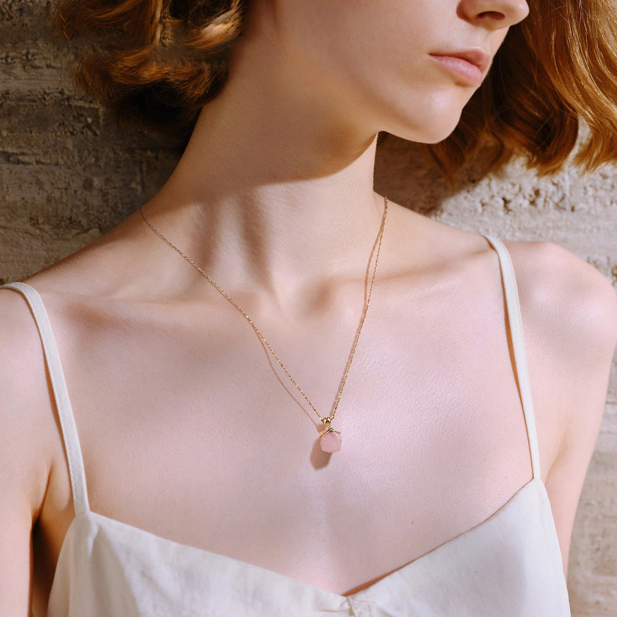 Blueberry Quartz Charm — product and styling view 2