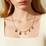 Initial Letter Charm — product and styling view 3