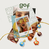 Sculpted Letter Charm — product and styling view 1