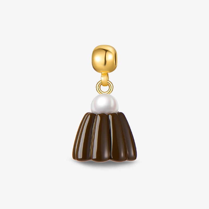 Caramel Pudding Charm — product and styling view 1