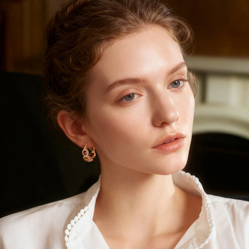 Radiant Zircon Studs — product and styling view 7