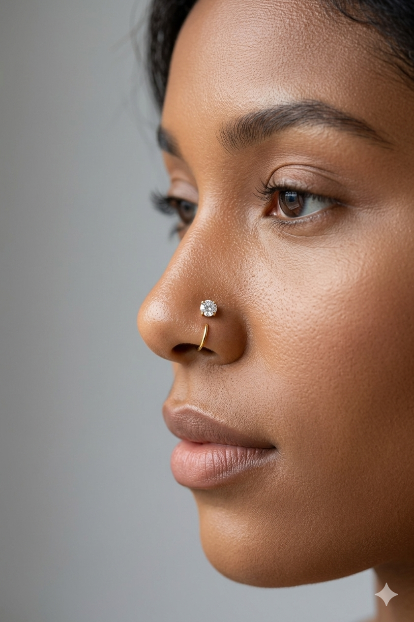 ZEGL Nose Ring Jewelry Shape — product and styling view 10