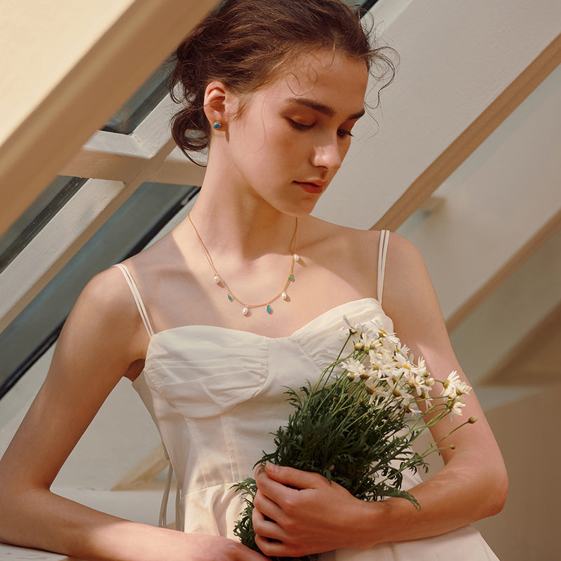 Elegant Vintage Earrings — product and styling view 7